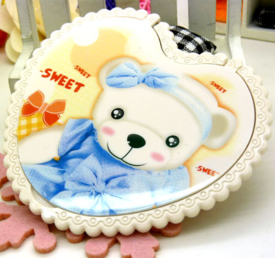 韩版化妆镜 时尚可爱折叠镜 美容镜 个性创意镜 随身小镜子---021镜