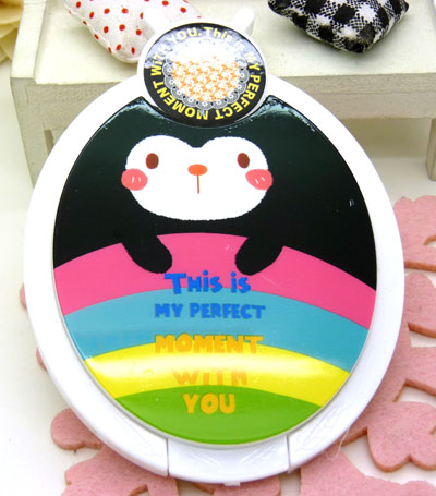 居家旅行必备 可爱卡通镜梳套装 镜子 梳子 组合 化妆镜----055镜梳组合