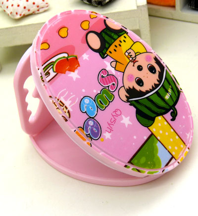 居家旅行必备 可爱迷你镜梳套装 镜子 梳子 组合 化妆镜----x5镜梳组合