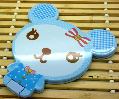 居家旅行必备 小熊镜梳套装 折叠镜子 镜子 梳子 组合 化妆镜----6699镜梳组合