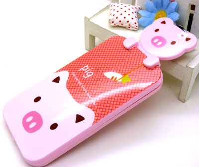 居家旅行必备 迷你镜梳套装 折叠镜子 镜子 梳子 组合 化妆镜----402镜梳组合