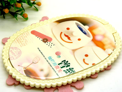 MM随身必备精美化妆镜梳组合 可爱卡通梳子+镜子套装----022A镜梳组合