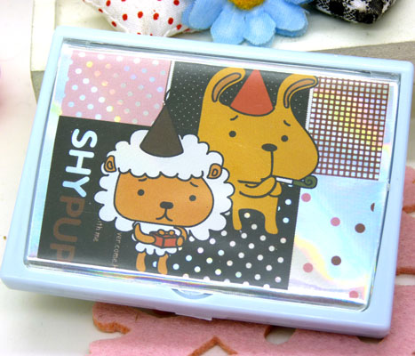 日韩镜梳组合 精美化妆镜子/梳子组合套装 迷你可爱卡通随手镜梳组合----279镜梳组合