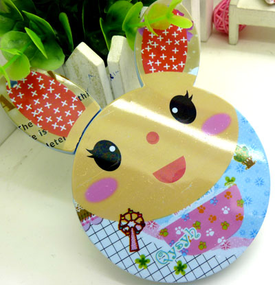 MM随身必备精美化妆镜梳组合 可爱迷你梳子+镜子套装----0377镜梳组合