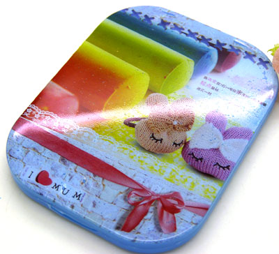 MM随身必备精美化妆镜梳组合 可爱卡通梳子+镜子套装----S-031镜梳组合