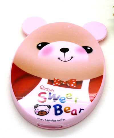 韩镜梳组合 精美化妆镜子/梳子组合套装 迷你可爱随手镜梳组合----M60镜梳组合