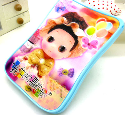 韩镜梳组合 精美化妆镜子/梳子组合套装 迷你可爱随手镜梳组合----6617立体镜梳组合