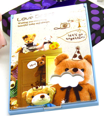 MM随身必备精美化妆镜梳组合 迷你卡通可爱梳子+镜子套装----51S镜梳组合