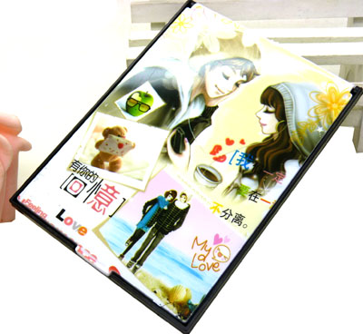 日韩镜梳组合 精美化妆镜子/梳子组合套装 迷你可爱卡通随手镜梳组合----720镜梳组合