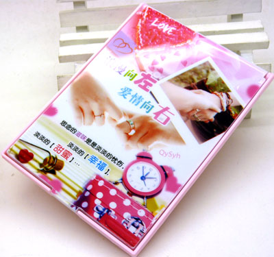 日韩镜梳组合 精美化妆镜子/梳子组合套装 迷你可爱卡通随手镜梳组合----720镜梳组合