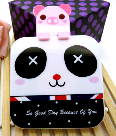 日韩镜梳组合 精美化妆镜子/梳子组合套装 迷你可爱卡通随手镜梳组合----612卡通镜梳组合