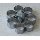 优质 鑫美达白顶针DIY手工工具银白色顶针抵戒 -顶针箍