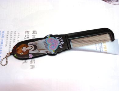 时尚伸展按摩带镜梳（02...