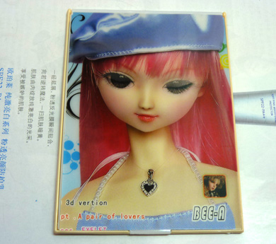 可爱女孩眨眼长方镜（B6...