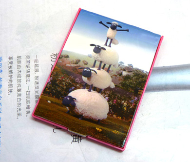 可爱卡通小羊镜带梳（62...