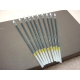 优质黑色按动型圆珠笔替芯 笔芯 0.7mm 10支/包--10支袋装笔芯