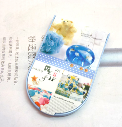 可爱熊卡通小镜带梳（08...