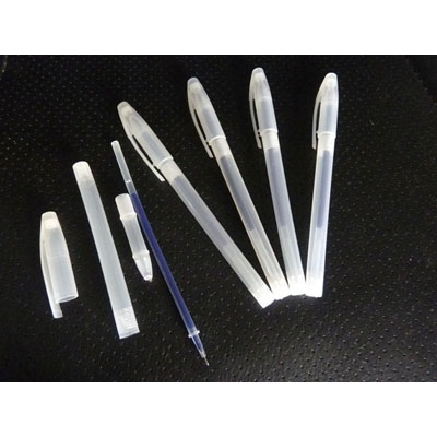 特价 细钢珠水笔 中性笔  学生用品 -5支装白杆笔5支黑
