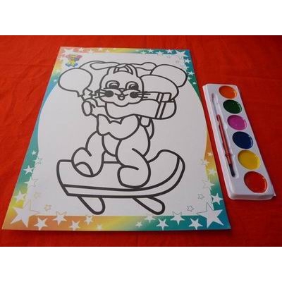 卡通水彩画