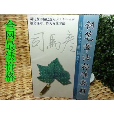 特价 钢笔章法标准教程 实用教程	