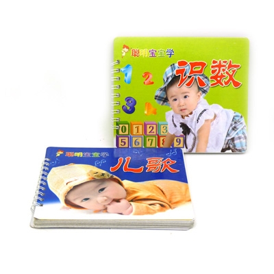 书卡两用 宝宝益智早教识字认物水果蔬菜唐诗拼音财迷儿歌 -聪明宝宝学（线圈）