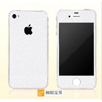 时尚个性iphone5s彩色贴膜 全身贴 彩色膜 闪钻 苹果贴膜 苹果5手机膜时尚贴