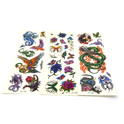 长条大图纹身贴纸 防水男女款创意纹身贴 欧美流行贴 -大长条纹身贴