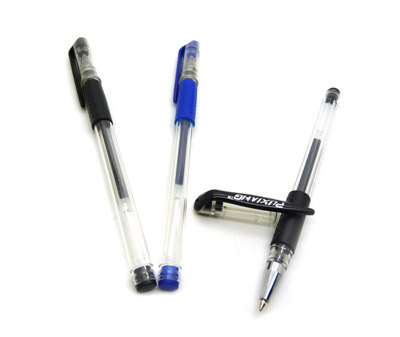 特价办公用笔3支装 精选0.5mm子弹中性笔大欧标笔 签字笔 -特等三个大欧标