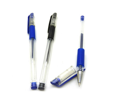 特价办公用笔3支装 精选0.5mm子弹中性笔大欧标笔 签字笔 -特等三个大欧标