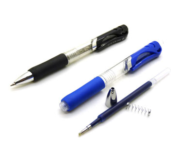 高档签字笔0.5mm 优质新型碳素笔墨 按动笔中性笔 按动水笔 -k35中性笔