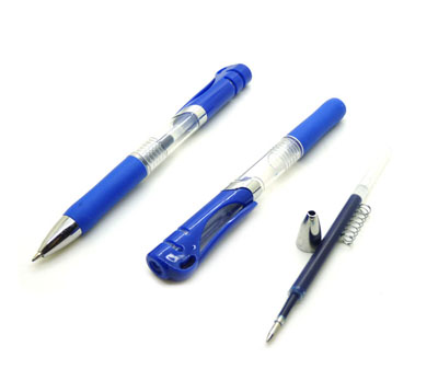 高档签字笔0.5mm 优质新型碳素笔墨 按动笔中性笔 按动水笔 -k35中性笔