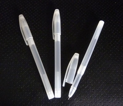 特价 细钢珠水笔 中性笔 财务专用笔-3支装白杆笔黑