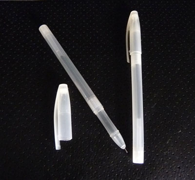 特价 细钢珠水笔 中性笔  学生用品 -3支装白杆笔2黑1