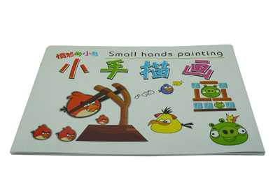 小手画画 儿童涂色画 填色绘画书 宝宝蒙纸描画本-小手描画	