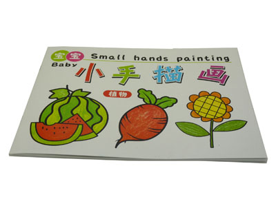 小手画画 儿童涂色画 填色绘画书 宝宝蒙纸描画本-小手描画