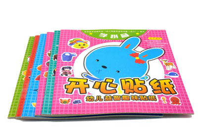 幼儿益智趣味贴纸 亲子游戏益智早教 拼音识字 -开心贴纸	