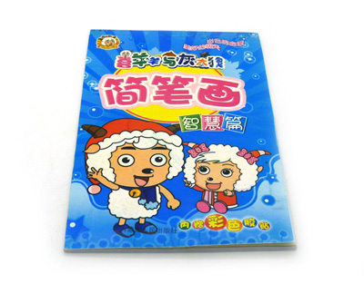 炫彩涂鸦小宝贝学画 蒙纸临摹涂色填色画涂色 -卡通植物大战僵尸简笔画 K32k简笔画