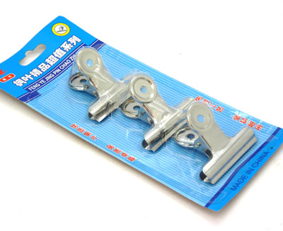 快递面单夹 文件夹 山形票价 不锈钢夹子----3个票夹