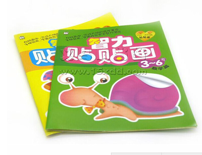 新版宝贝动脑贴贴画3-6岁 畅销宝宝动手动脑益智书贴贴纸画书籍 -智力贴贴画