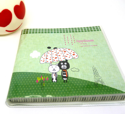 雪宁文具 古典花纹笔记本厚  色彩胶套本厚 85110