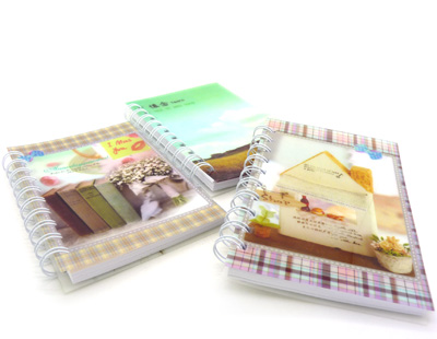 英语记事本50k笔记本 甜美缤纷乐园便条记事 可爱线圈本