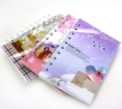 英语记事本50k笔记本 甜美缤纷乐园便条记事 可爱线圈本