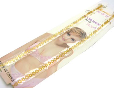 内衣带 水晶透明印花肩带 隐形肩带 文胸肩带 金粉印花水晶肩带-8号