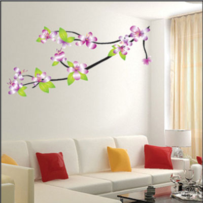 时尚花朵家居墙贴