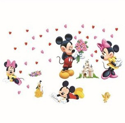 小熊维尼卡通贴画 儿童房间卧室幼儿园教室贴画  时尚装饰 组合贴