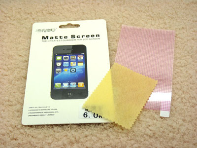 全新通用手机贴膜 三层带微胶防刮耐磨王 6寸高清格子膜 -手机贴膜耐磨王6.0