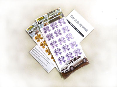 蝴蝶钻贴 水晶贴钻 手机美容立体装饰贴钻 独立背胶-----1-5