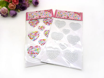 超闪汽车钻贴车贴爱心水钻石贴水晶贴装饰用品个性改装内饰-----1-6	 推荐此商品