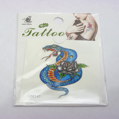 个性保色纹身贴