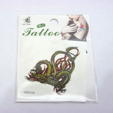 个性保色纹身贴
